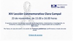 XIV Lección Conmemorativa Clara Campal